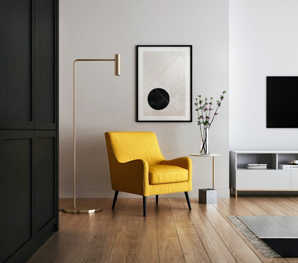 After - Furnished living room