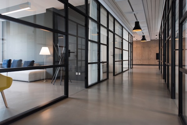 After - Furnished office