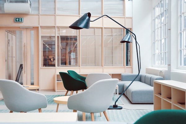 Before - Empty office